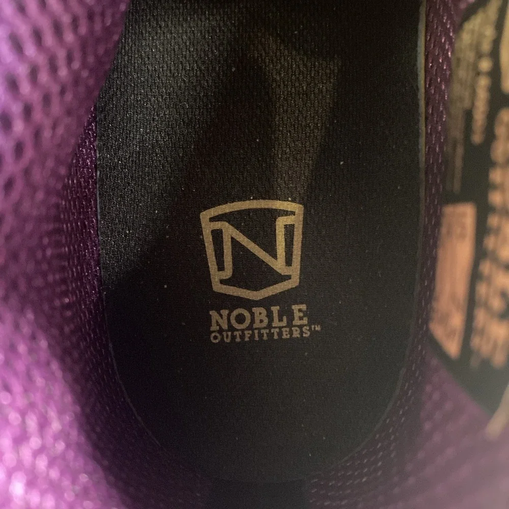 New Noble Outfitters Muds Booties Women's Size 7.5 Rubber Black/Purple #66003
